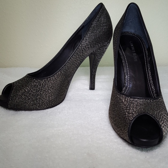 Gianni Bini Shoes - GIANNI BINI Pewter/Black Heels, size 9